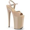 Pleaser - INFINITY909 Sandale à bride à la cheville, Pole dance chaussures - Couleur de peau Product image